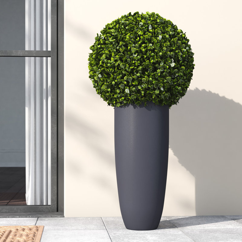 Greyleigh™ 12.25" Artificial Boxwood Topiary in Planter & Reviews Wayfair